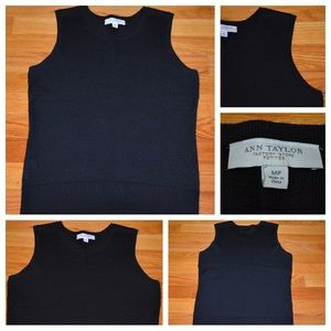 Women’s Ann Taylor Factory black top, size medium petite (MP)